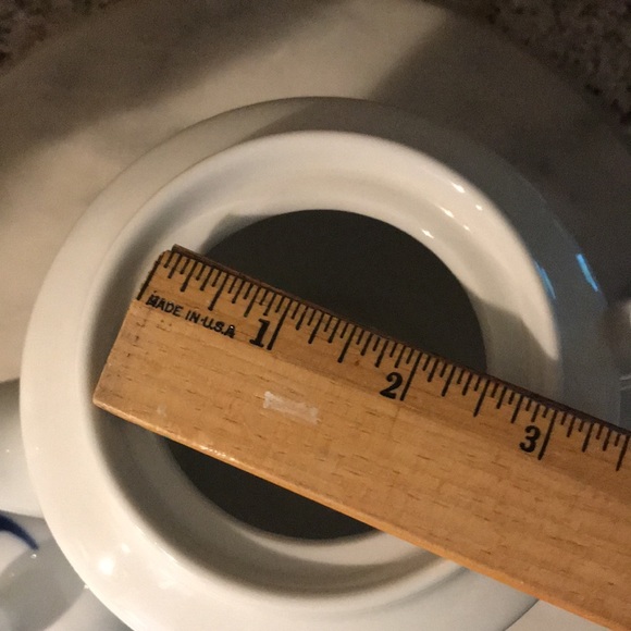 Blue and white china teapot - Picture 6 of 15